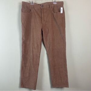 NWT Goodthreads Brown Khaki Corduroy Pants. Size 39W x 28L Slim